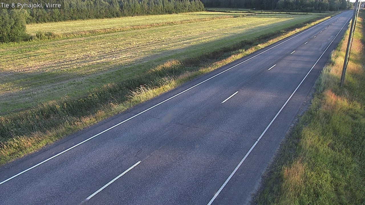 Kelikamerat Kuva Tie 8 Pyhäjoki, Viirre, Pyhäjoki, Pohjois-Pohjanmaa