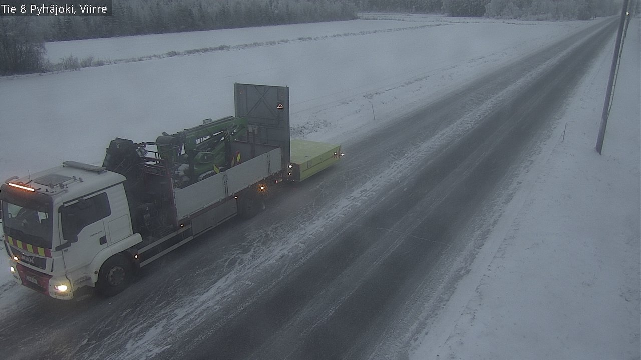 Kelikamerat Kuva Tie 8 Pyhäjoki, Viirre, Pyhäjoki, Pohjois-Pohjanmaa