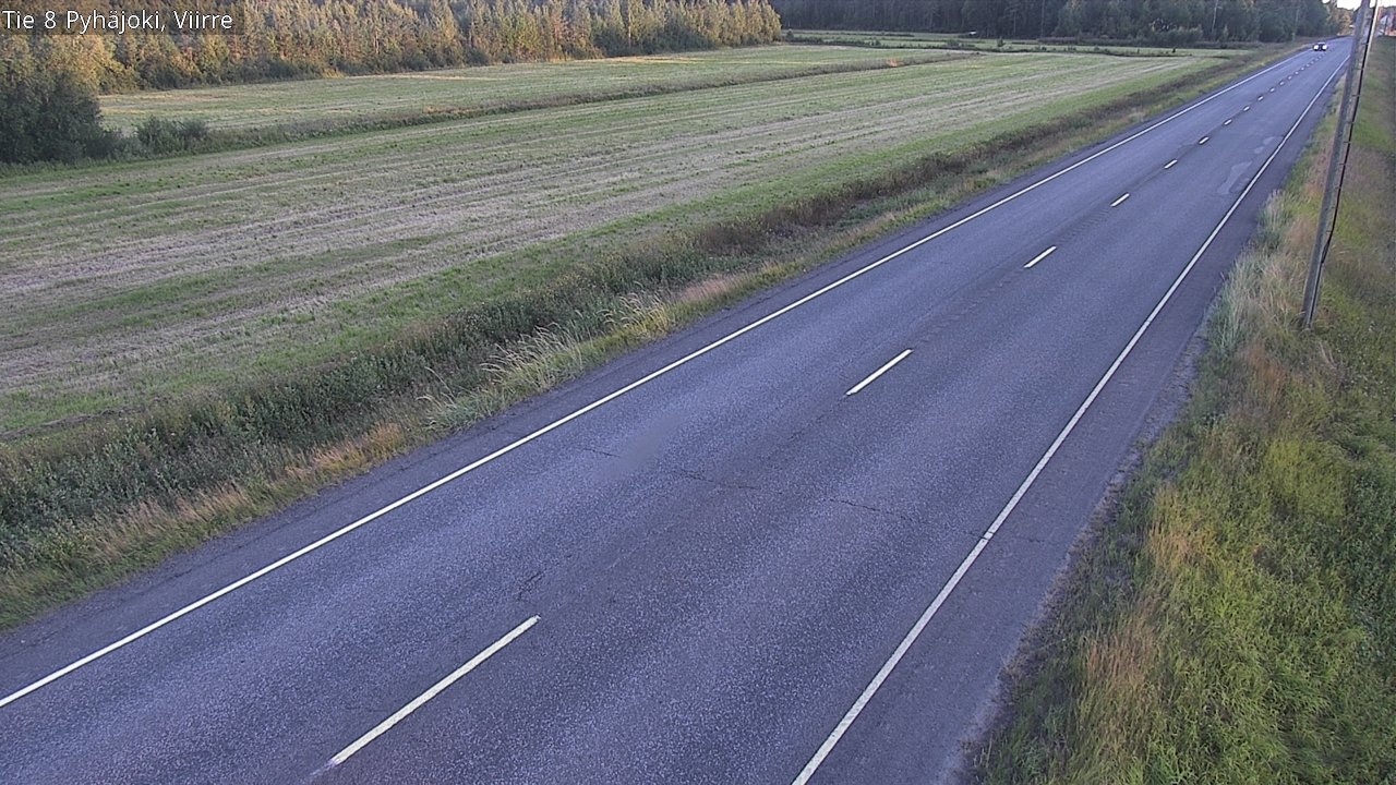 Kelikamerat Kuva Tie 8 Pyhäjoki, Viirre, Pyhäjoki, Pohjois-Pohjanmaa