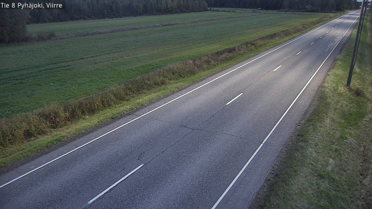 Kelikamerat Kuva Tie 8 Pyhäjoki, Viirre, Pyhäjoki, Pohjois-Pohjanmaa