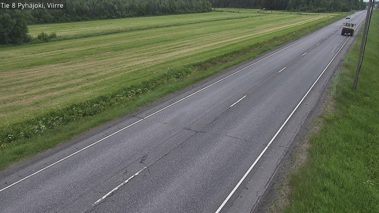 Kelikamerat Kuva Tie 8 Pyhäjoki, Viirre, Pyhäjoki, Pohjois-Pohjanmaa