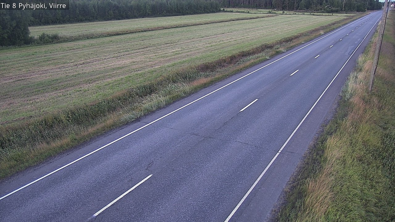 Kelikamerat Kuva Tie 8 Pyhäjoki, Viirre, Pyhäjoki, Pohjois-Pohjanmaa