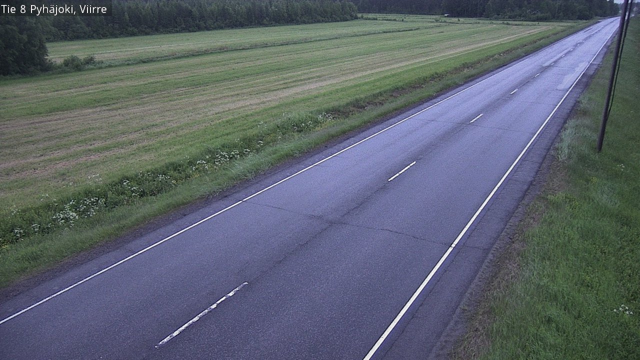 Kelikamerat Kuva Tie 8 Pyhäjoki, Viirre, Pyhäjoki, Pohjois-Pohjanmaa