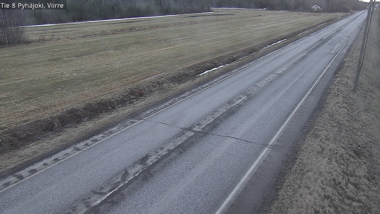 Kelikamerat Kuva Tie 8 Pyhäjoki, Viirre, Pyhäjoki, Pohjois-Pohjanmaa