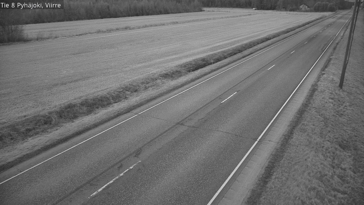 Kelikamerat Kuva Tie 8 Pyhäjoki, Viirre, Pyhäjoki, Pohjois-Pohjanmaa