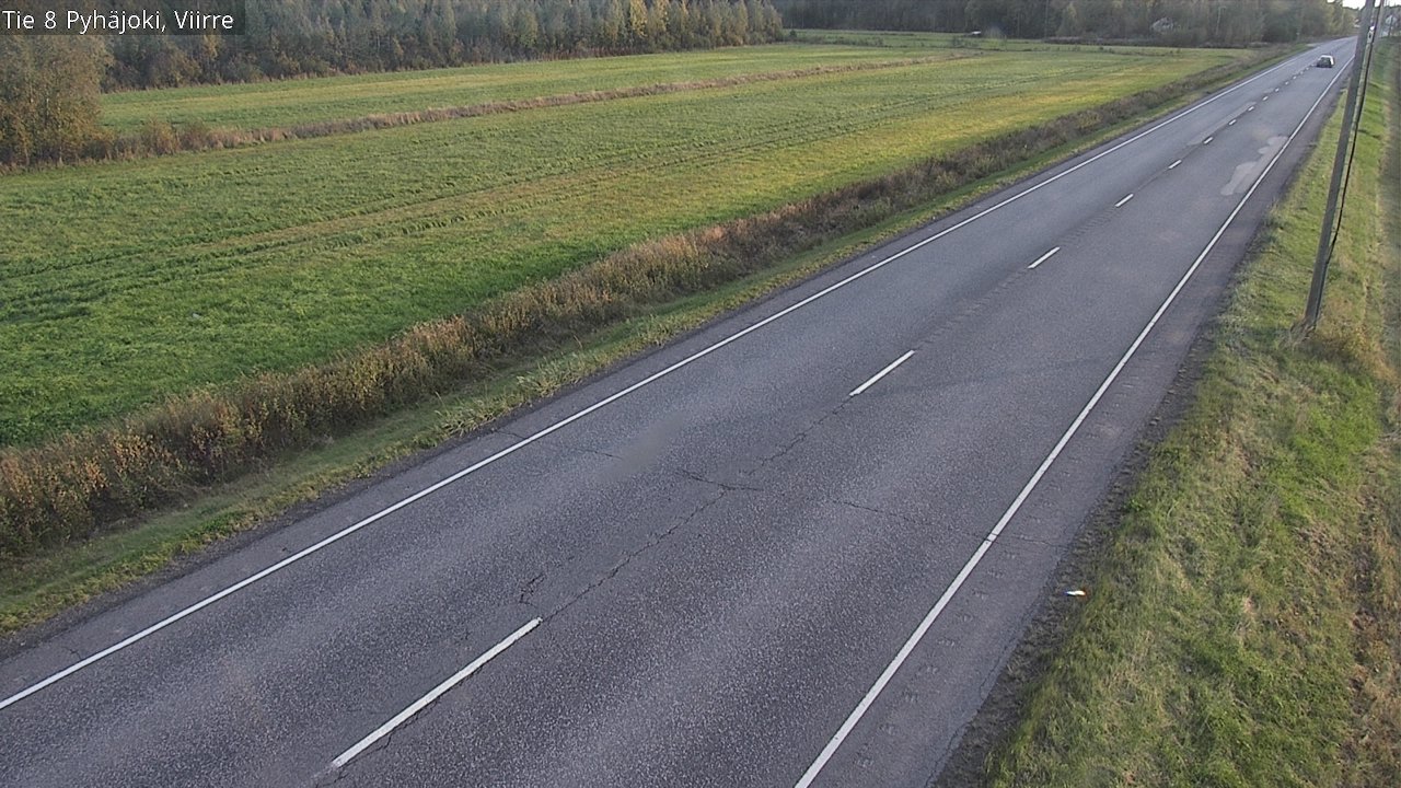 Kelikamerat Kuva Tie 8 Pyhäjoki, Viirre, Pyhäjoki, Pohjois-Pohjanmaa