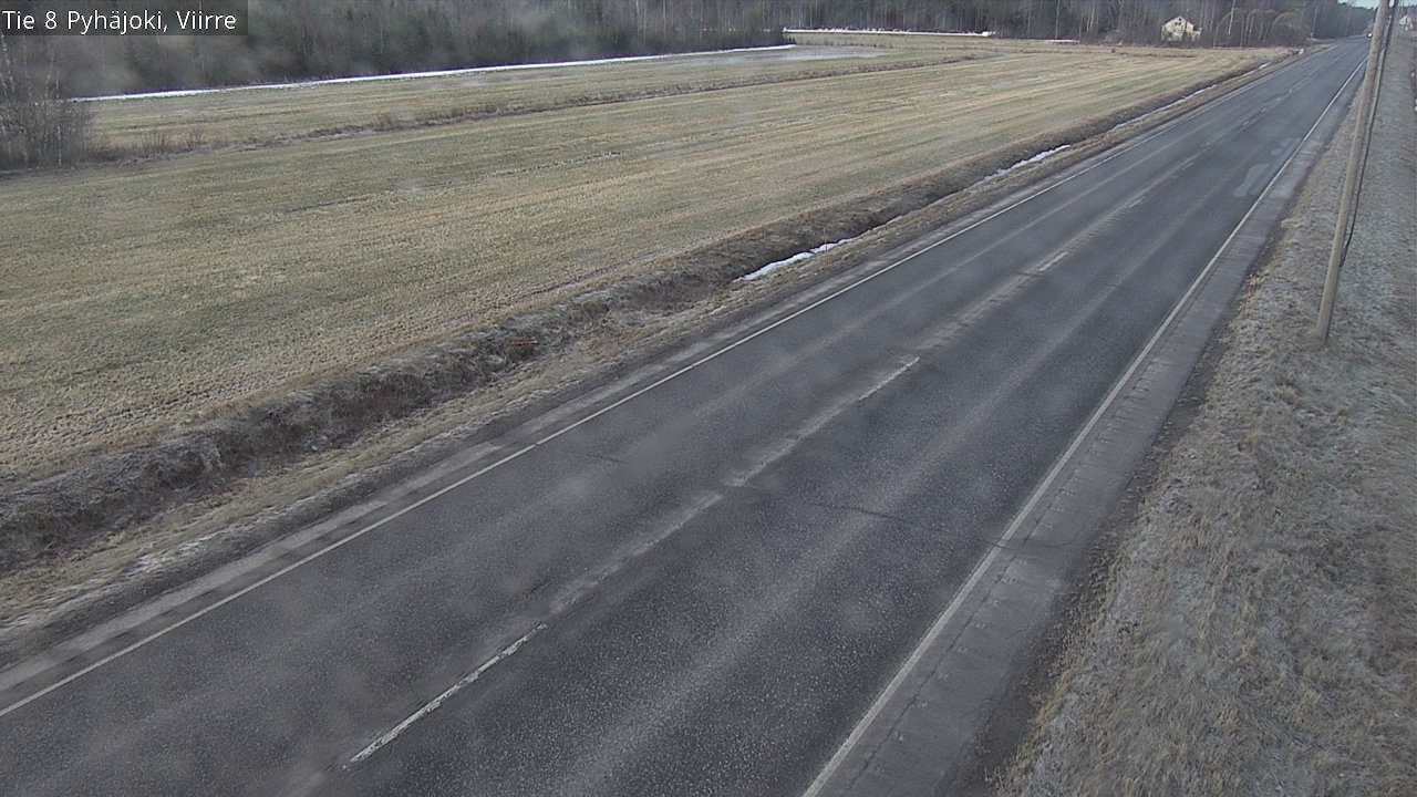 Kelikamerat Kuva Tie 8 Pyhäjoki, Viirre, Pyhäjoki, Pohjois-Pohjanmaa