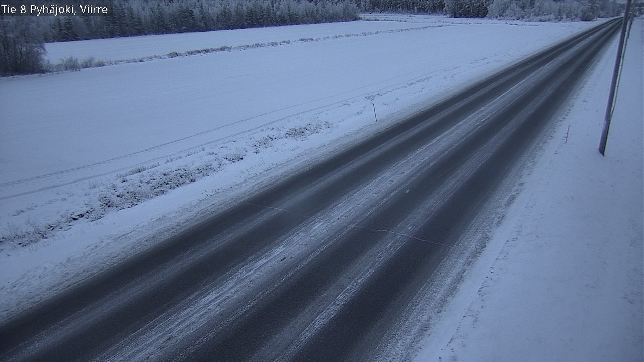 Kelikamerat Kuva Tie 8 Pyhäjoki, Viirre, Pyhäjoki, Pohjois-Pohjanmaa