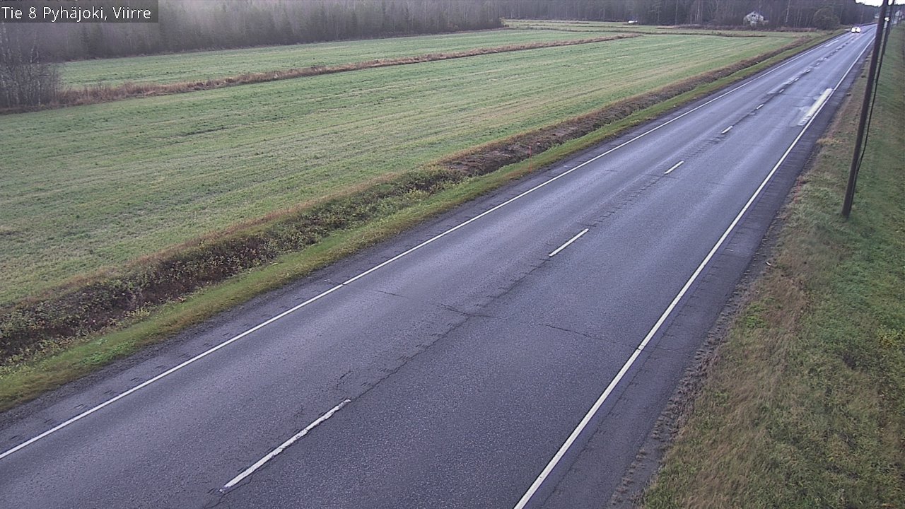 Kelikamerat Kuva Tie 8 Pyhäjoki, Viirre, Pyhäjoki, Pohjois-Pohjanmaa