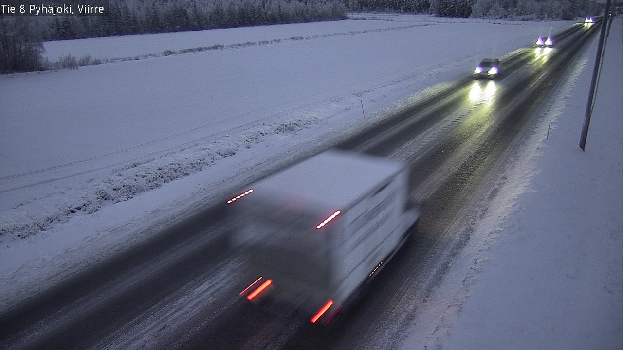 Kelikamerat Kuva Tie 8 Pyhäjoki, Viirre, Pyhäjoki, Pohjois-Pohjanmaa