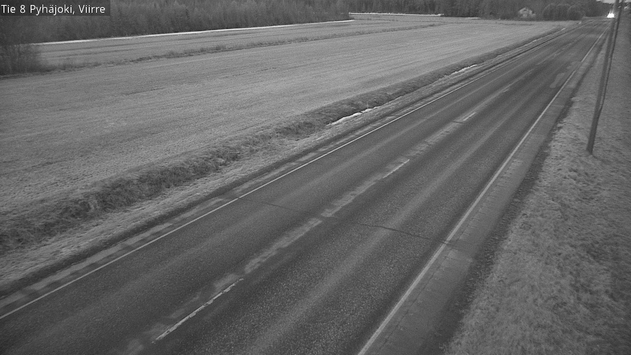 Kelikamerat Kuva Tie 8 Pyhäjoki, Viirre, Pyhäjoki, Pohjois-Pohjanmaa