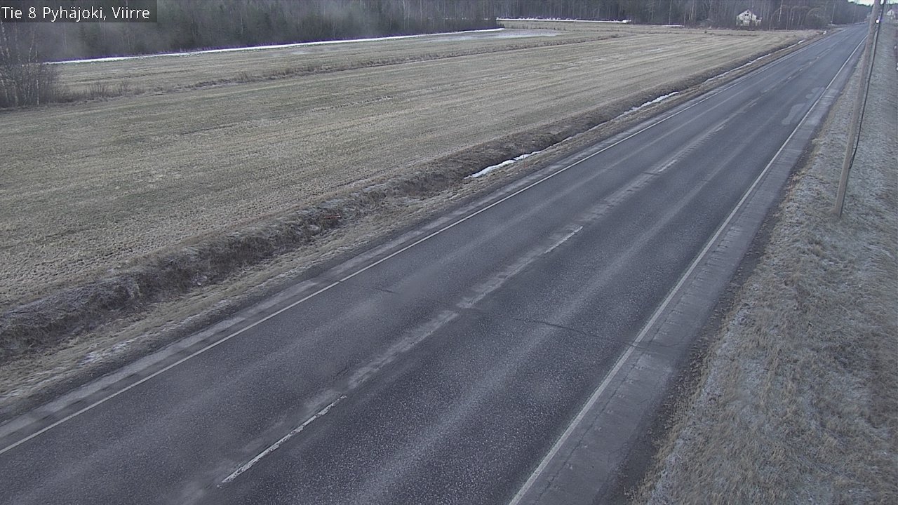 Kelikamerat Kuva Tie 8 Pyhäjoki, Viirre, Pyhäjoki, Pohjois-Pohjanmaa