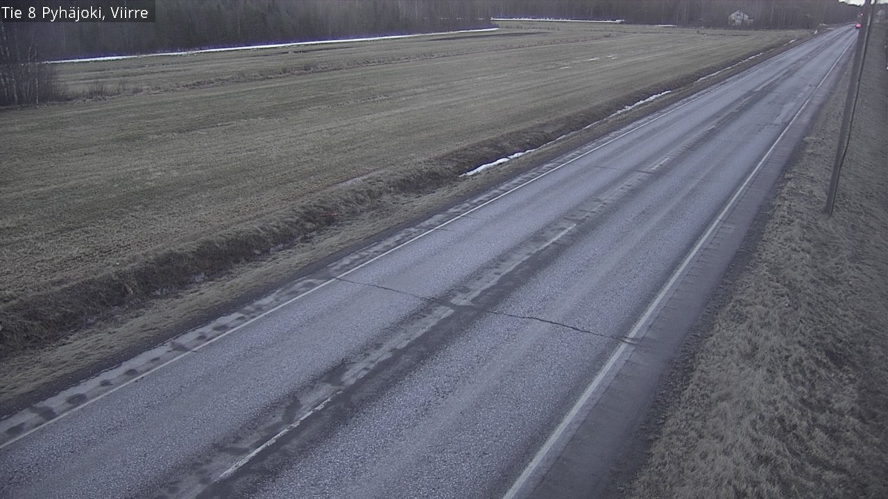 Kelikamerat Kuva Tie 8 Pyhäjoki, Viirre, Pyhäjoki, Pohjois-Pohjanmaa