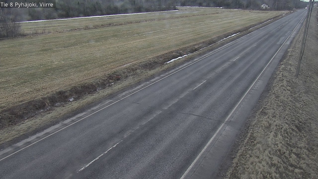 Kelikamerat Kuva Tie 8 Pyhäjoki, Viirre, Pyhäjoki, Pohjois-Pohjanmaa