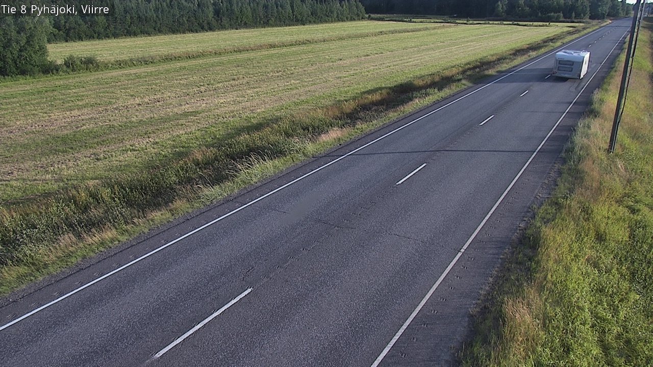 Kelikamerat Kuva Tie 8 Pyhäjoki, Viirre, Pyhäjoki, Pohjois-Pohjanmaa
