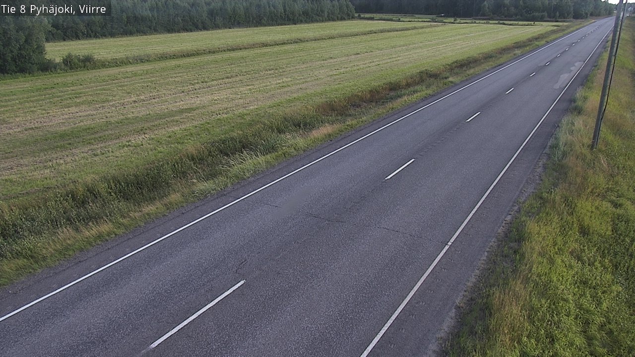 Kelikamerat Kuva Tie 8 Pyhäjoki, Viirre, Pyhäjoki, Pohjois-Pohjanmaa