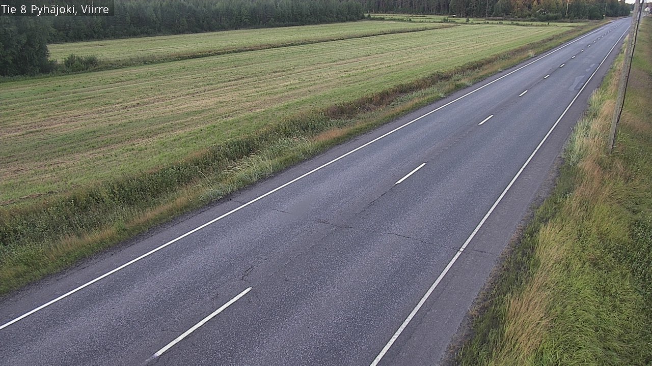 Kelikamerat Kuva Tie 8 Pyhäjoki, Viirre, Pyhäjoki, Pohjois-Pohjanmaa