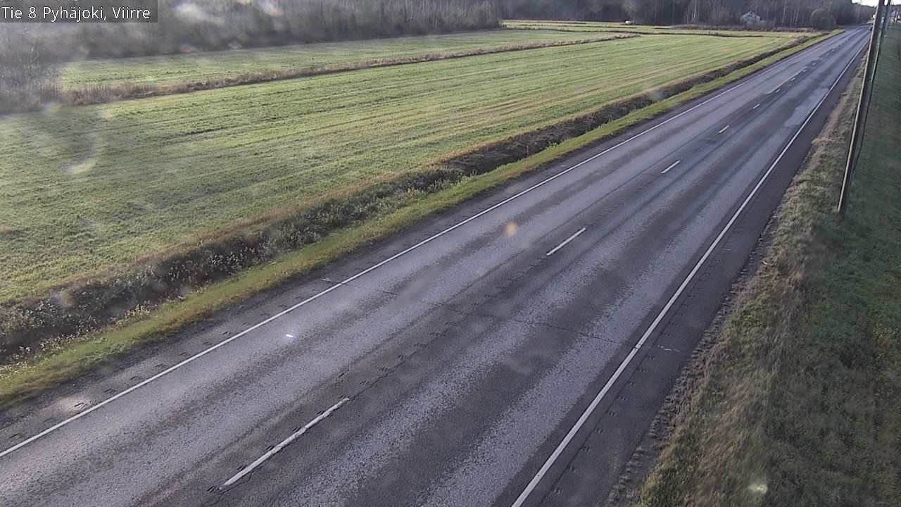 Kelikamerat Kuva Tie 8 Pyhäjoki, Viirre, Pyhäjoki, Pohjois-Pohjanmaa