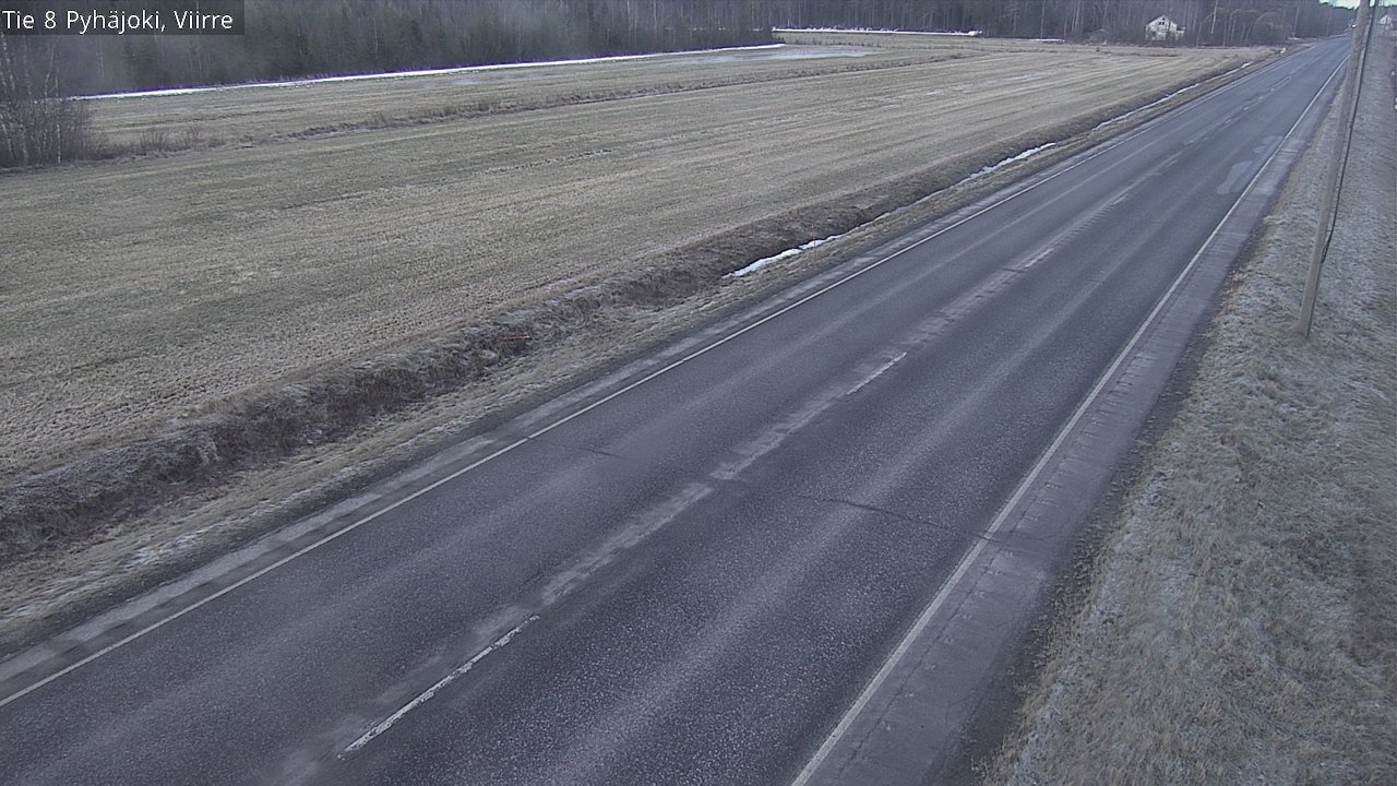 Kelikamerat Kuva Tie 8 Pyhäjoki, Viirre, Pyhäjoki, Pohjois-Pohjanmaa