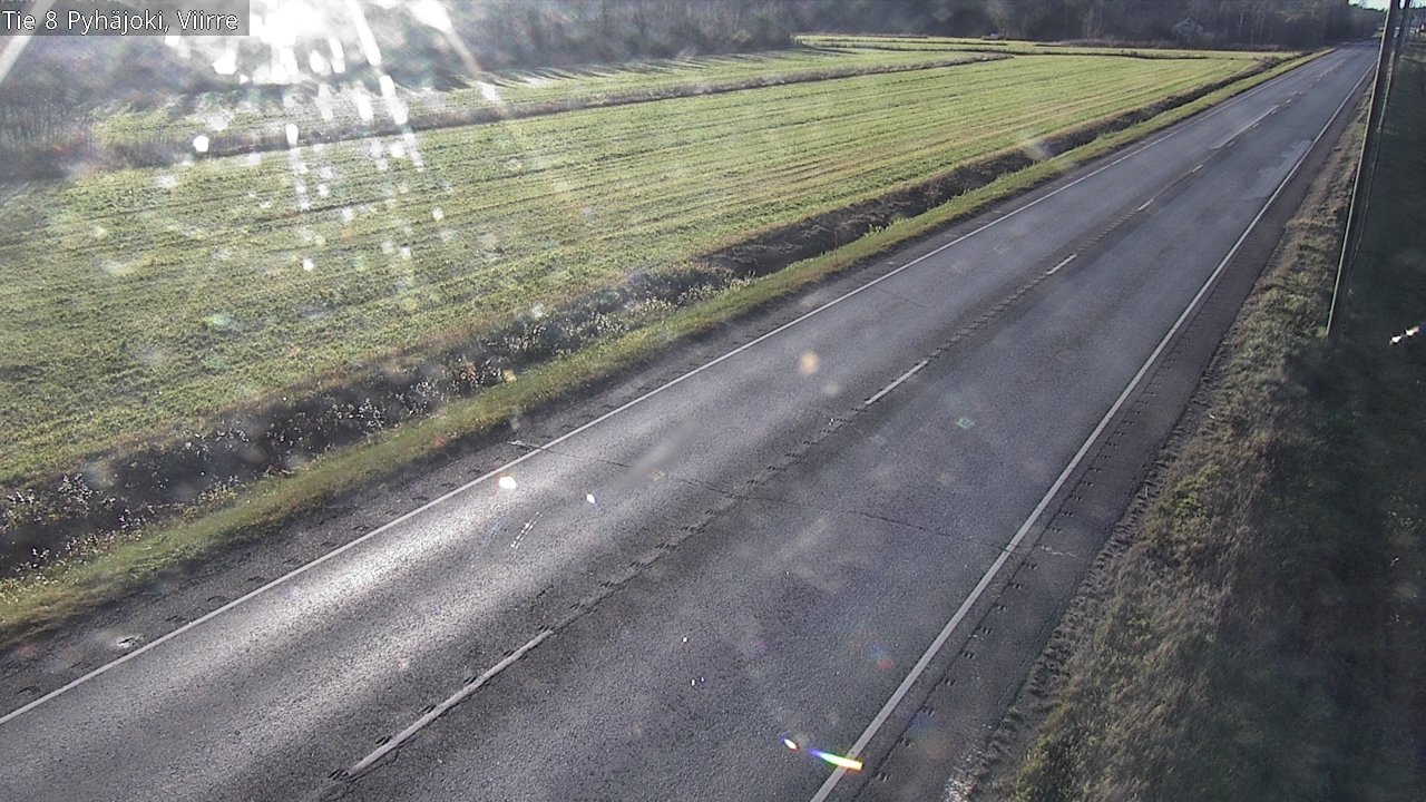 Kelikamerat Kuva Tie 8 Pyhäjoki, Viirre, Pyhäjoki, Pohjois-Pohjanmaa