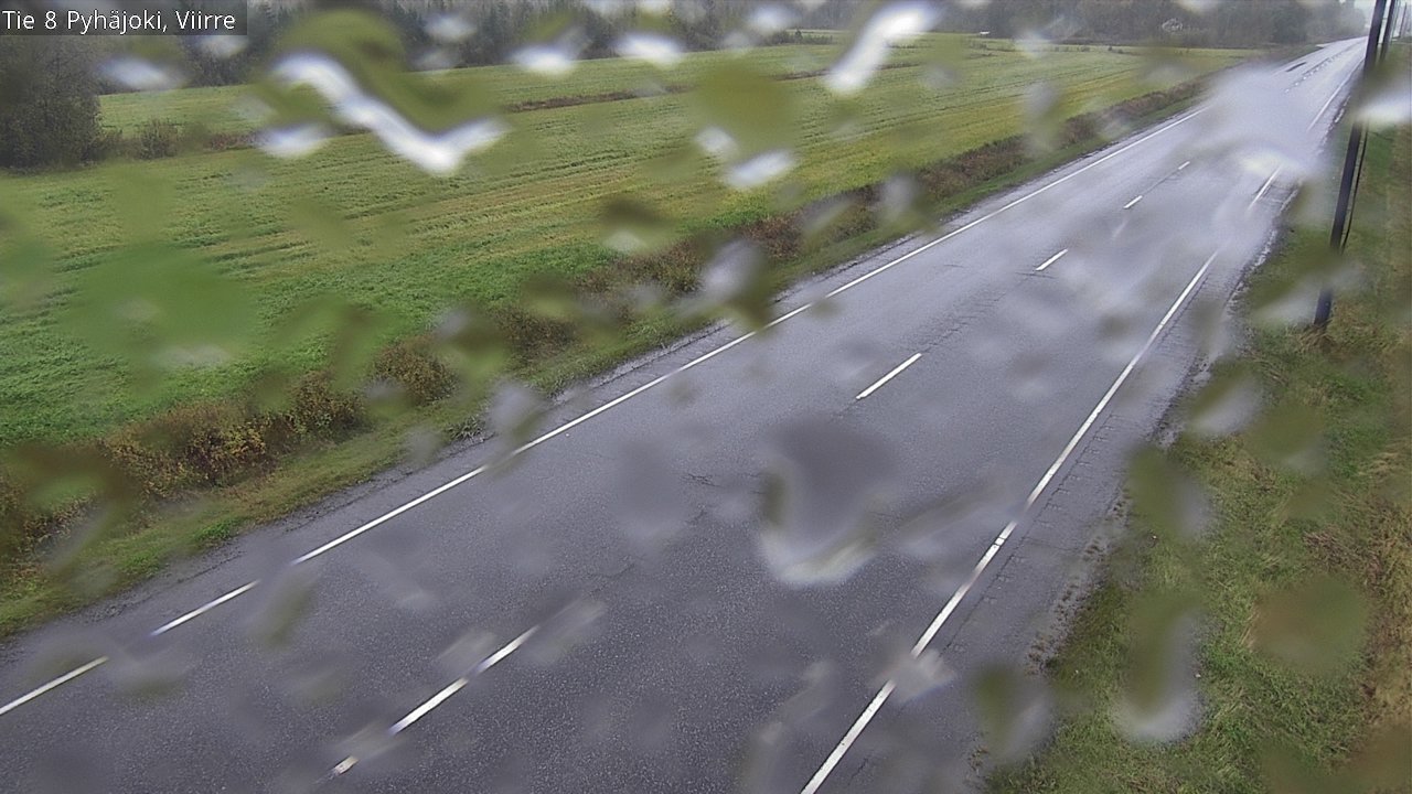 Weather Camera Image Road 8 Pyhäjoki, Viirre, Pyhäjoki, Pohjois-Pohjanmaa
