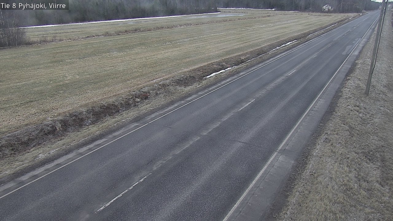 Kelikamerat Kuva Tie 8 Pyhäjoki, Viirre, Pyhäjoki, Pohjois-Pohjanmaa