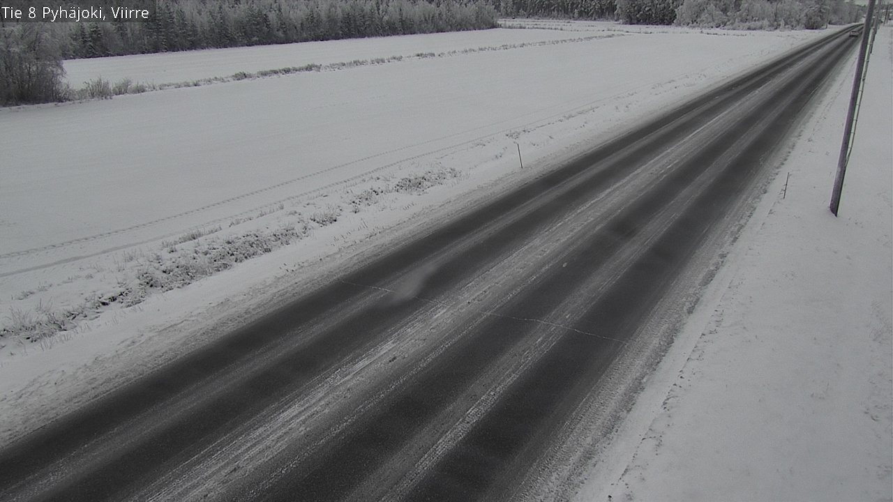 Kelikamerat Kuva Tie 8 Pyhäjoki, Viirre, Pyhäjoki, Pohjois-Pohjanmaa