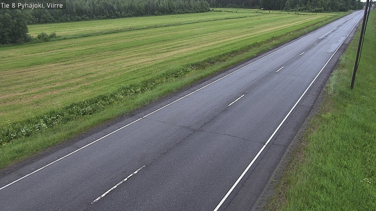 Kelikamerat Kuva Tie 8 Pyhäjoki, Viirre, Pyhäjoki, Pohjois-Pohjanmaa