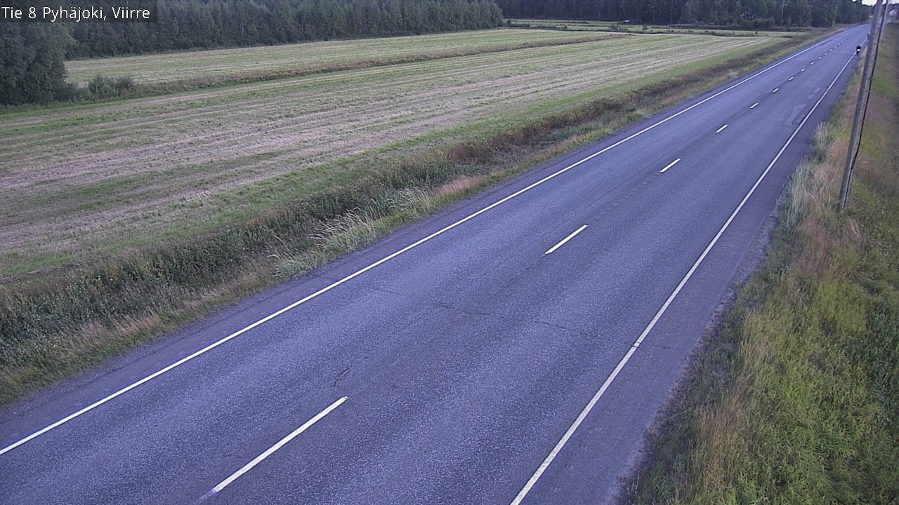 Kelikamerat Kuva Tie 8 Pyhäjoki, Viirre, Pyhäjoki, Pohjois-Pohjanmaa