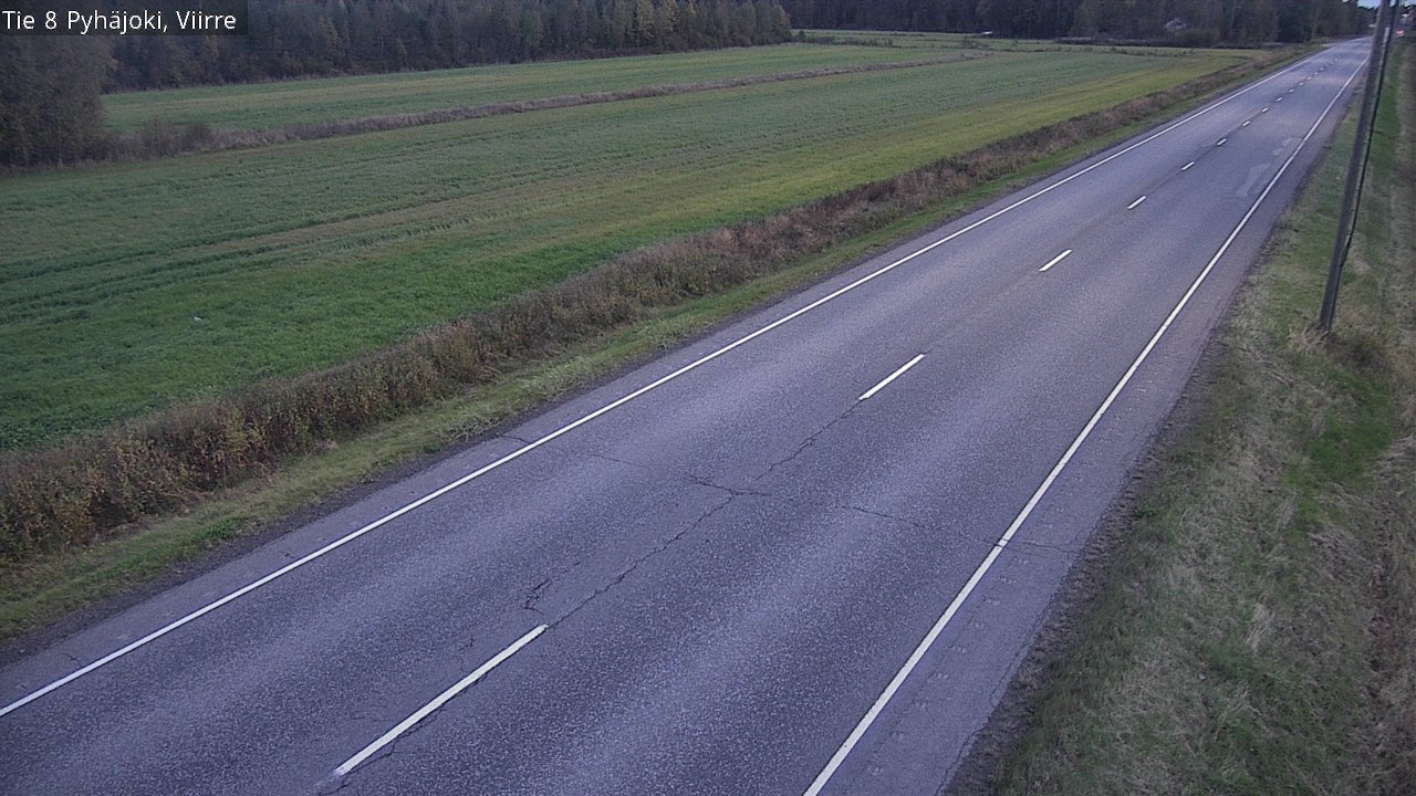 Kelikamerat Kuva Tie 8 Pyhäjoki, Viirre, Pyhäjoki, Pohjois-Pohjanmaa