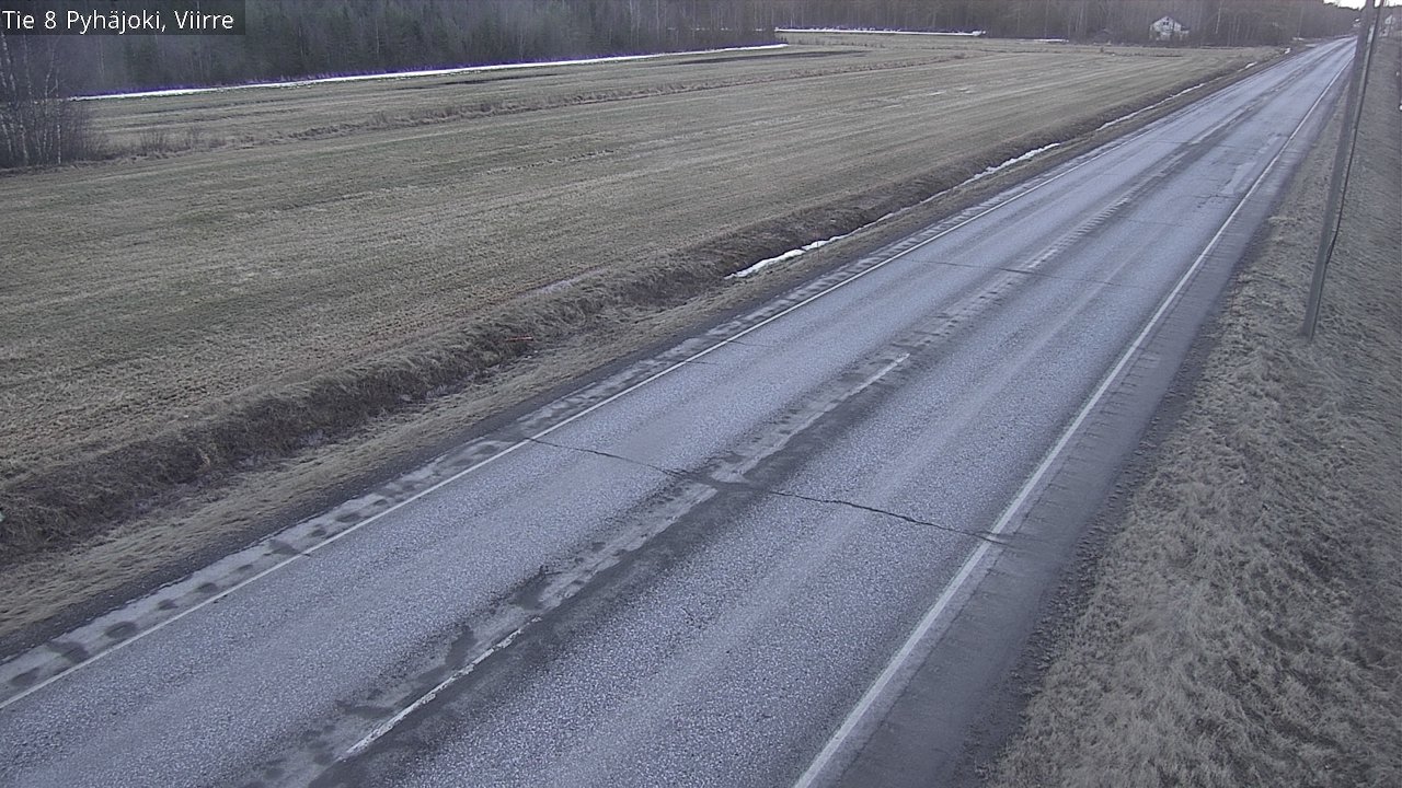 Kelikamerat Kuva Tie 8 Pyhäjoki, Viirre, Pyhäjoki, Pohjois-Pohjanmaa