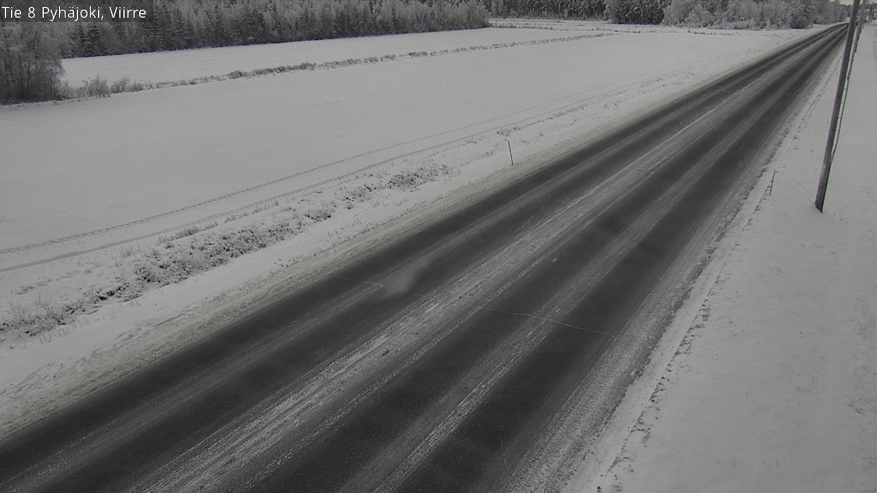 Kelikamerat Kuva Tie 8 Pyhäjoki, Viirre, Pyhäjoki, Pohjois-Pohjanmaa