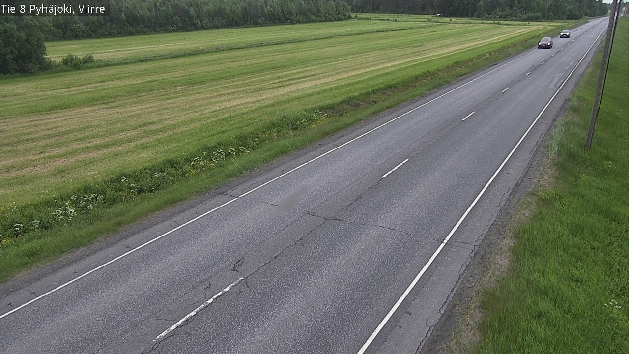Kelikamerat Kuva Tie 8 Pyhäjoki, Viirre, Pyhäjoki, Pohjois-Pohjanmaa