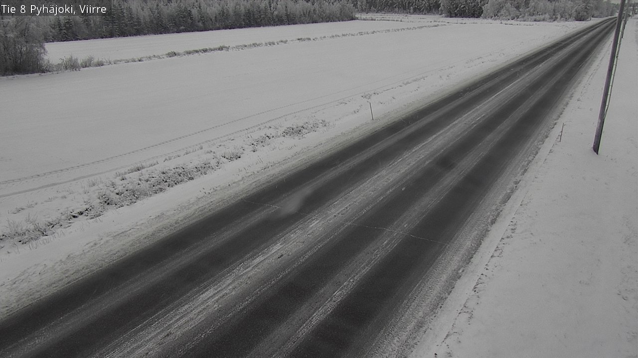 Kelikamerat Kuva Tie 8 Pyhäjoki, Viirre, Pyhäjoki, Pohjois-Pohjanmaa