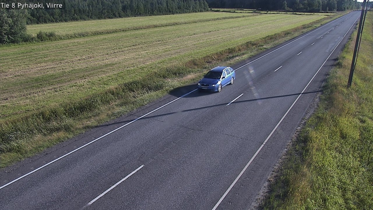 Kelikamerat Kuva Tie 8 Pyhäjoki, Viirre, Pyhäjoki, Pohjois-Pohjanmaa