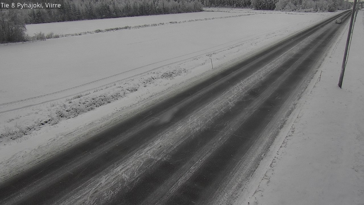 Kelikamerat Kuva Tie 8 Pyhäjoki, Viirre, Pyhäjoki, Pohjois-Pohjanmaa