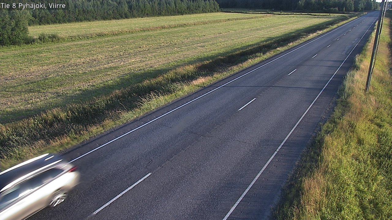 Kelikamerat Kuva Tie 8 Pyhäjoki, Viirre, Pyhäjoki, Pohjois-Pohjanmaa