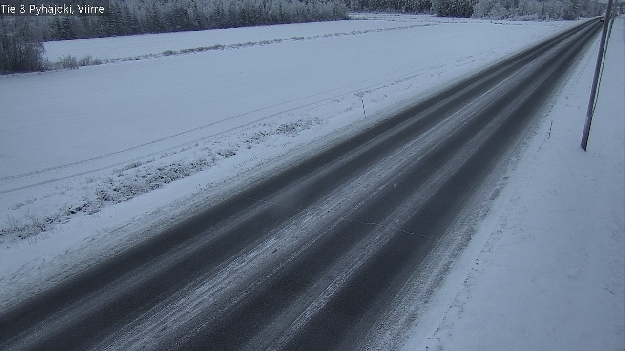 Kelikamerat Kuva Tie 8 Pyhäjoki, Viirre, Pyhäjoki, Pohjois-Pohjanmaa