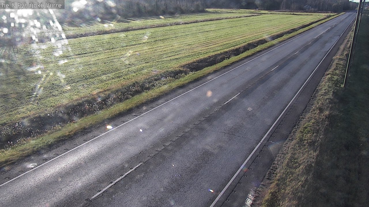 Kelikamerat Kuva Tie 8 Pyhäjoki, Viirre, Pyhäjoki, Pohjois-Pohjanmaa