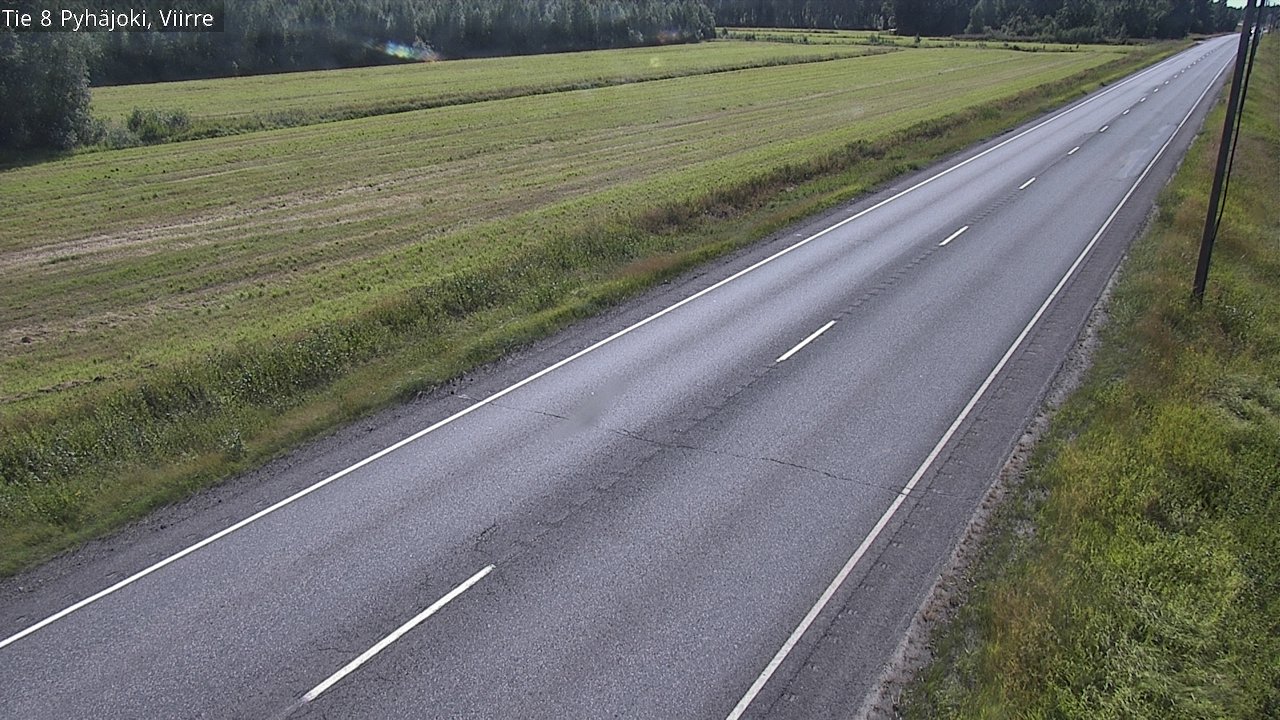 Kelikamerat Kuva Tie 8 Pyhäjoki, Viirre, Pyhäjoki, Pohjois-Pohjanmaa