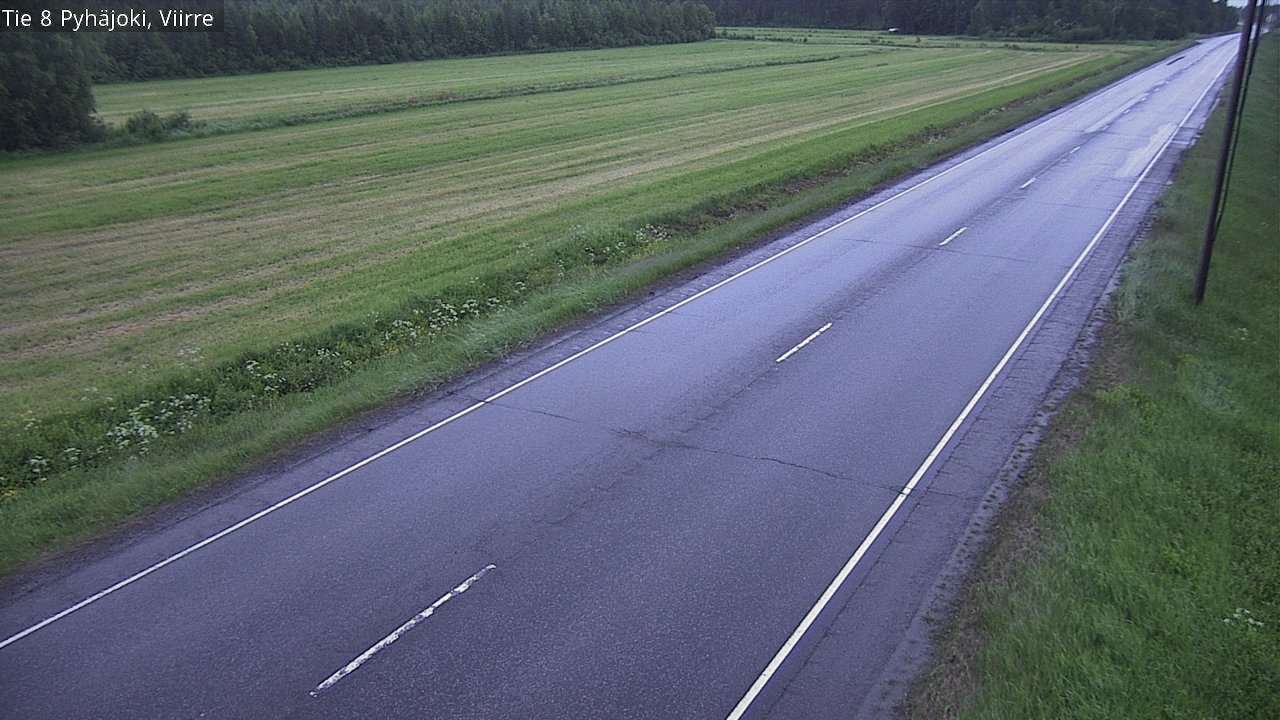 Kelikamerat Kuva Tie 8 Pyhäjoki, Viirre, Pyhäjoki, Pohjois-Pohjanmaa