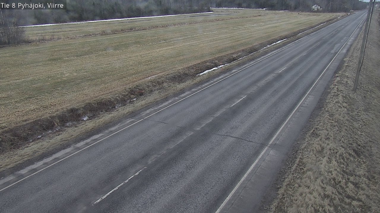 Kelikamerat Kuva Tie 8 Pyhäjoki, Viirre, Pyhäjoki, Pohjois-Pohjanmaa