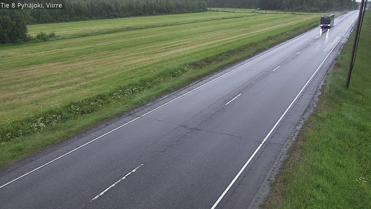 Kelikamerat Kuva Tie 8 Pyhäjoki, Viirre, Pyhäjoki, Pohjois-Pohjanmaa