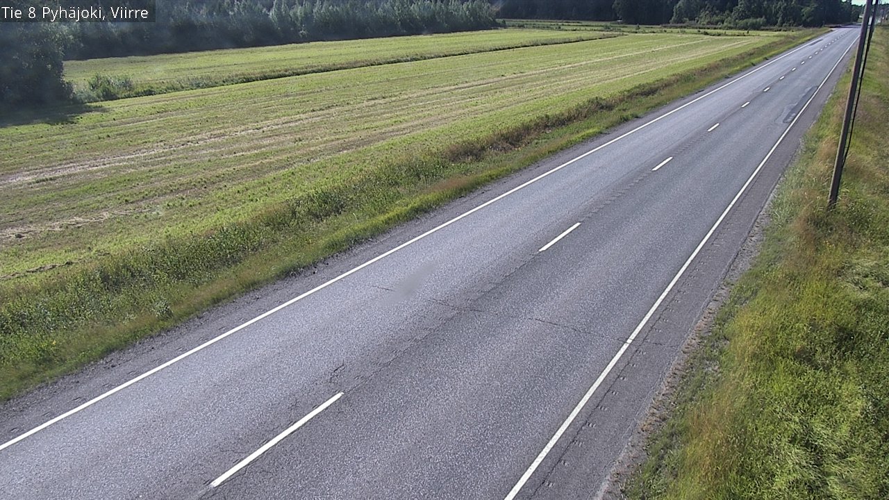 Kelikamerat Kuva Tie 8 Pyhäjoki, Viirre, Pyhäjoki, Pohjois-Pohjanmaa