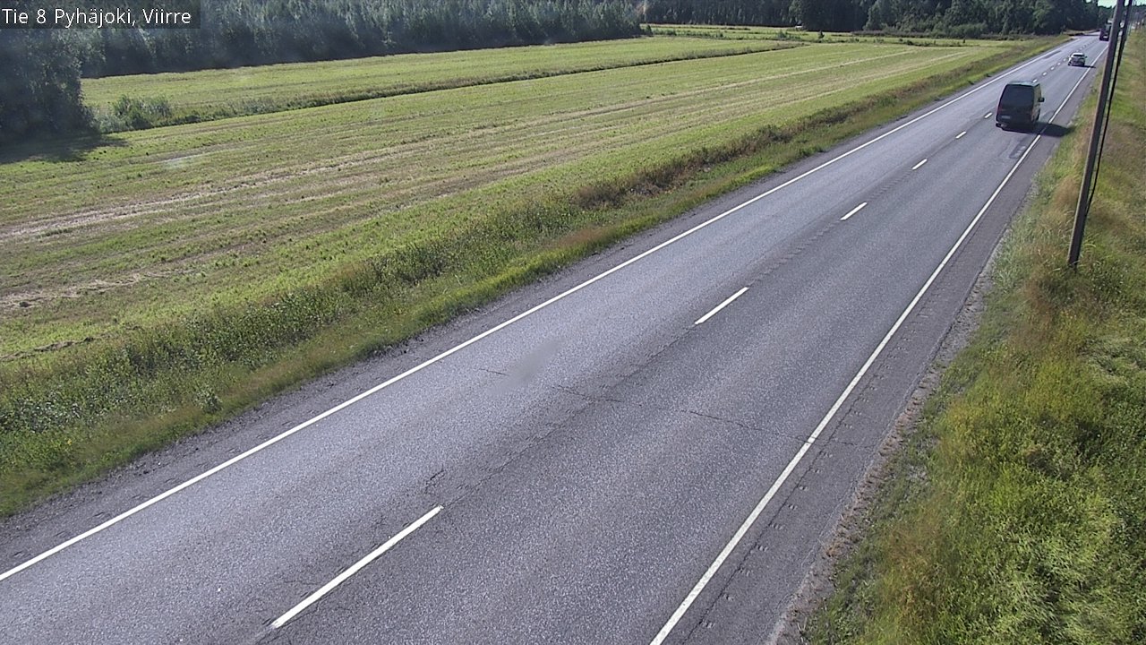 Kelikamerat Kuva Tie 8 Pyhäjoki, Viirre, Pyhäjoki, Pohjois-Pohjanmaa