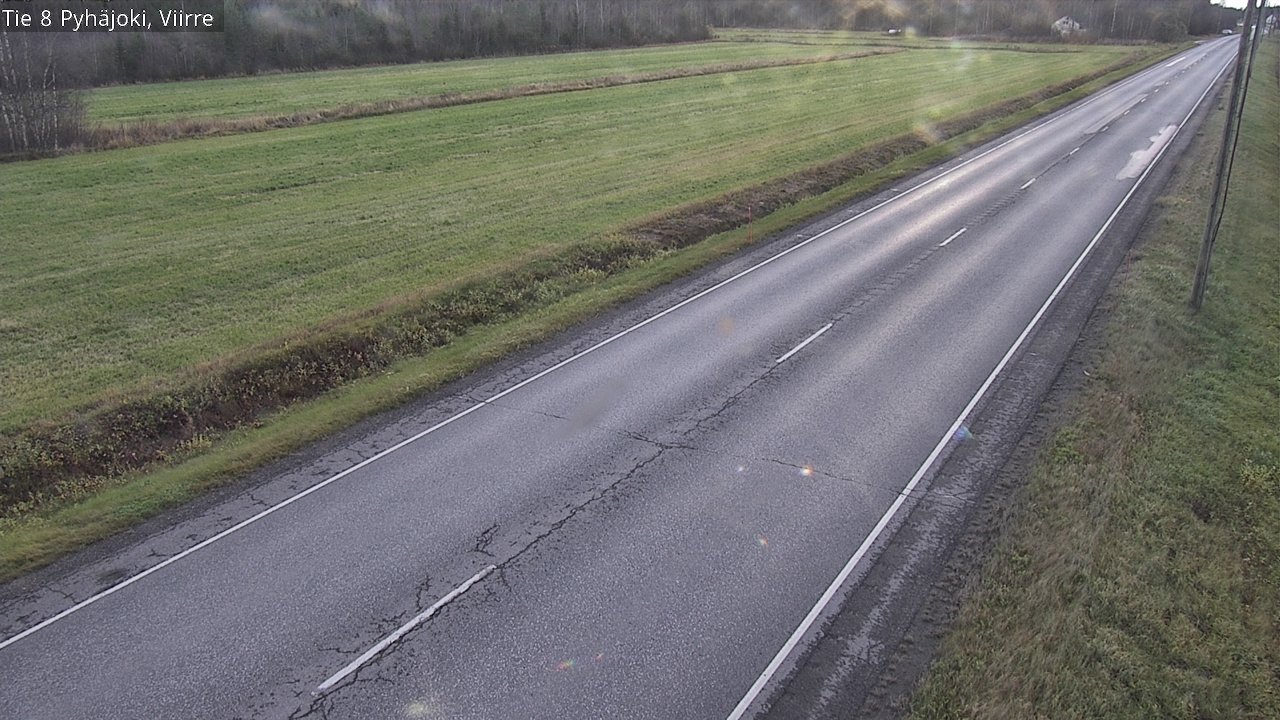 Kelikamerat Kuva Tie 8 Pyhäjoki, Viirre, Pyhäjoki, Pohjois-Pohjanmaa