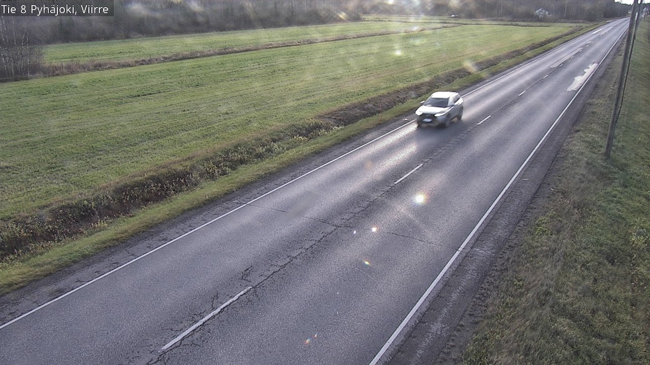 Kelikamerat Kuva Tie 8 Pyhäjoki, Viirre, Pyhäjoki, Pohjois-Pohjanmaa