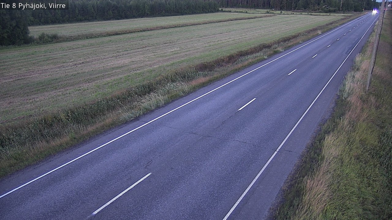 Kelikamerat Kuva Tie 8 Pyhäjoki, Viirre, Pyhäjoki, Pohjois-Pohjanmaa