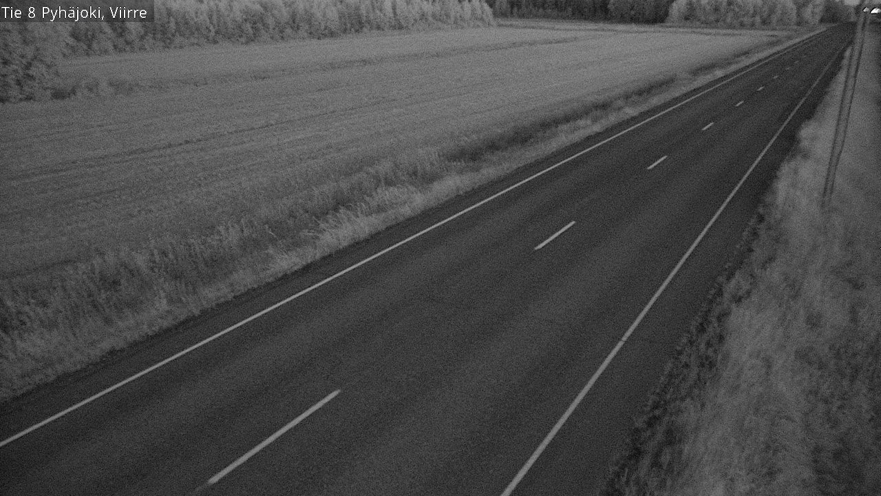 Kelikamerat Kuva Tie 8 Pyhäjoki, Viirre, Pyhäjoki, Pohjois-Pohjanmaa