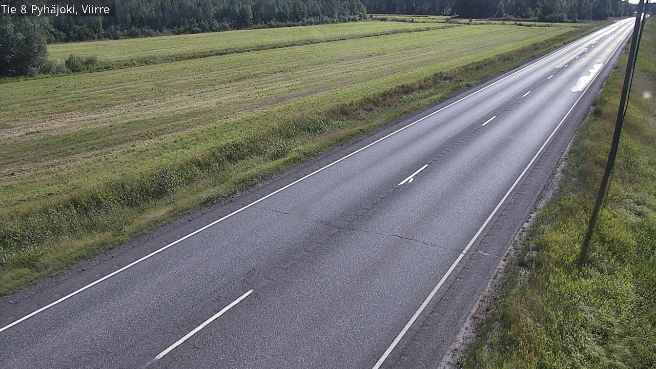 Kelikamerat Kuva Tie 8 Pyhäjoki, Viirre, Pyhäjoki, Pohjois-Pohjanmaa
